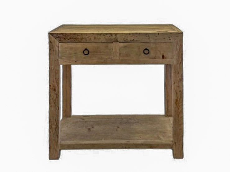 2 Drawer Console Square | Reclaimed