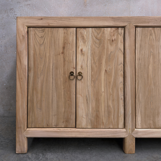 6 Door Cabinet | Natural
