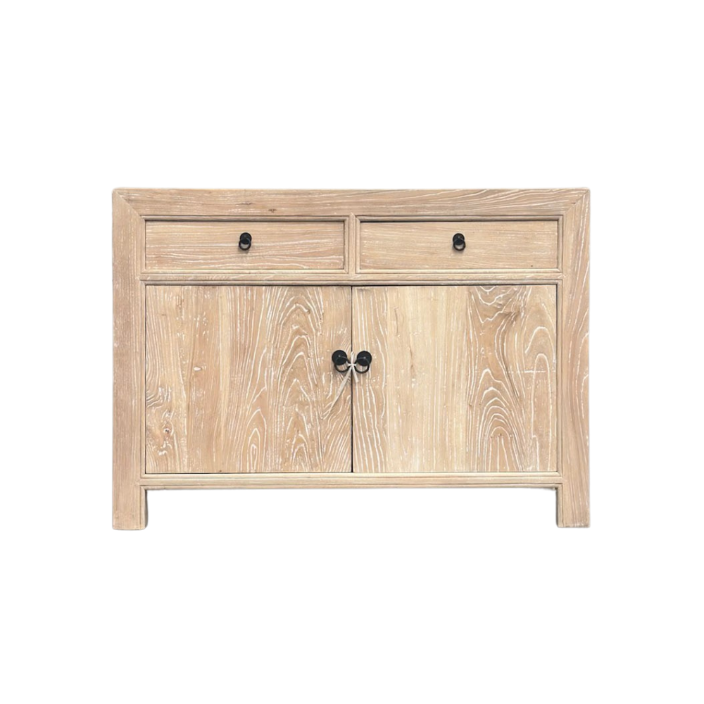 2 Drawer 2 Door Cabinet | Ceruse
