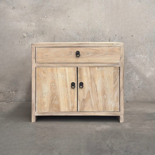 1 Drawer 2 Door (70) Bedside | Ceruse