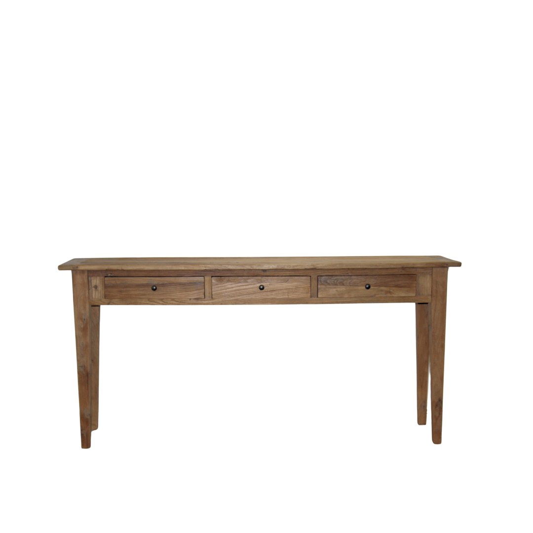 Flinders 3 Drawer Console | Rustic_Asian Tide_Wholesale Furniture Supplier