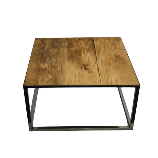 Industrial Coffee Table Square | Chrome leg_Asian Tide_Wholesale Furniture Supplier