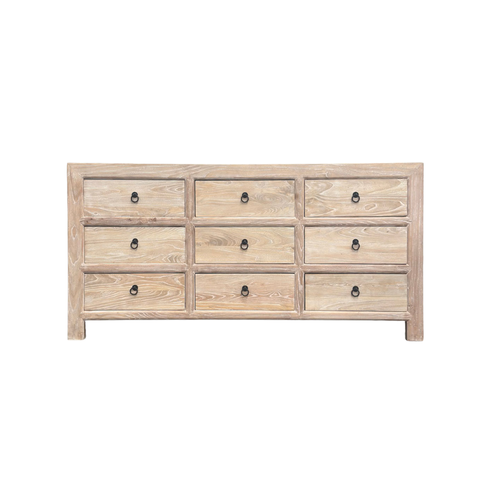 9 Drawer Chest | Ceruse