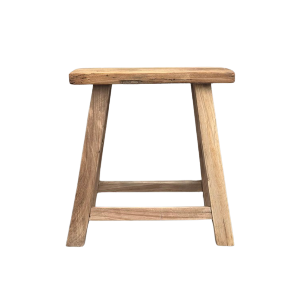 Low Flat Stool | Reclaimed