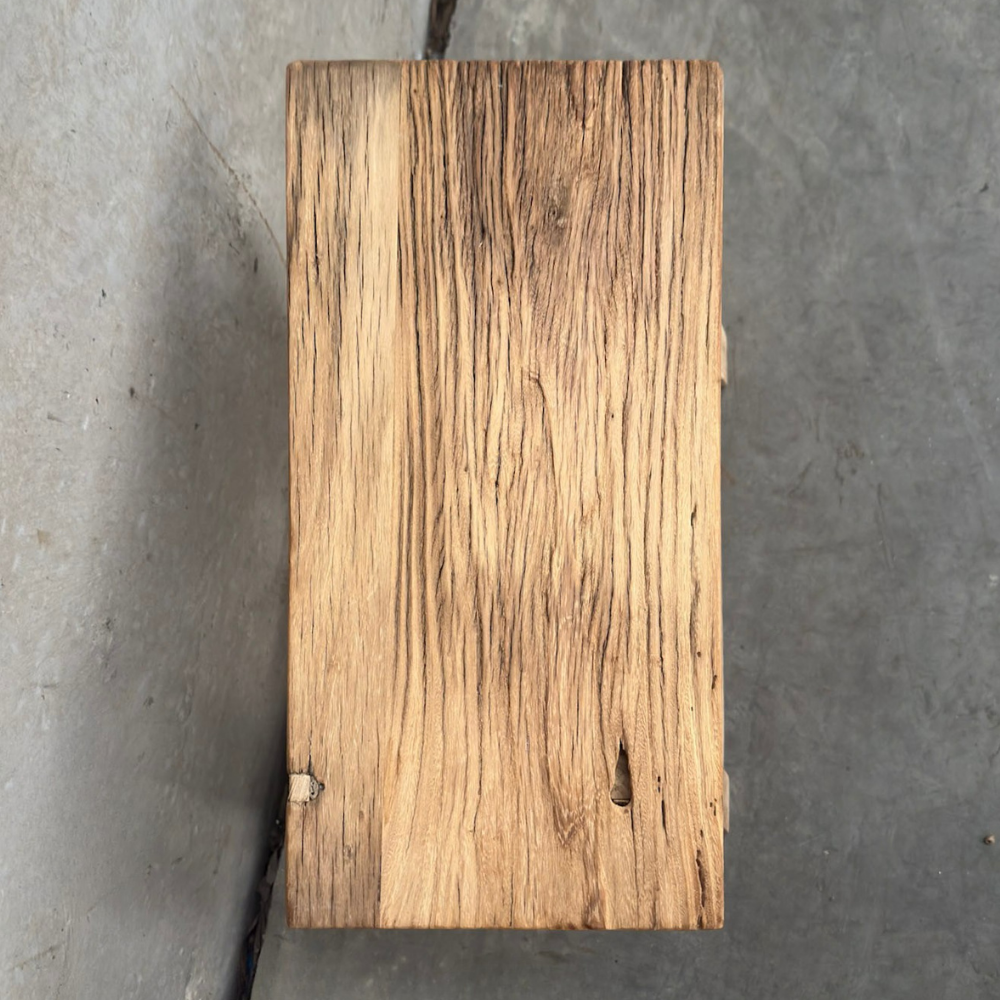 Low Flat Stool | Reclaimed