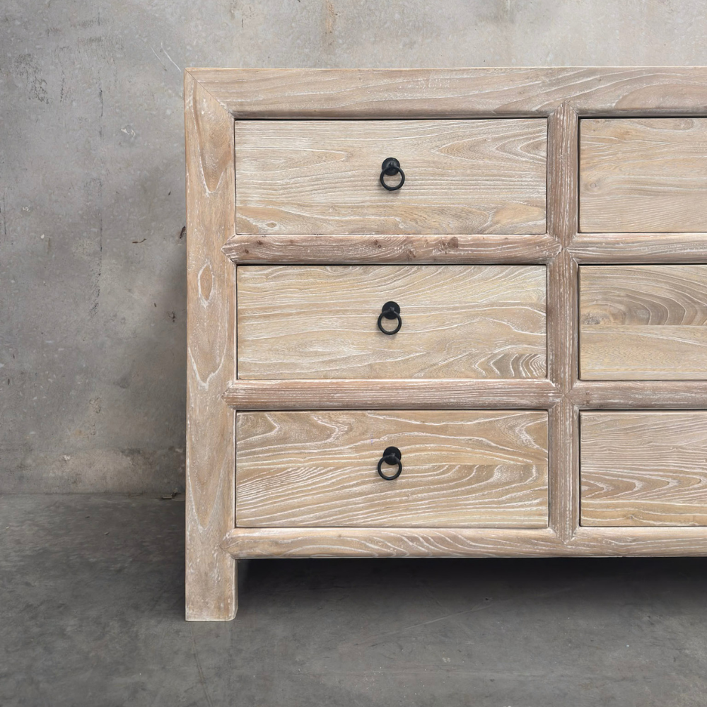 9 Drawer Chest | Ceruse