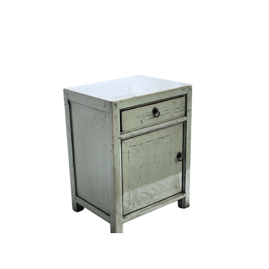 Lacquered Elm Bedside Sage_Asian Tide_Wholesale Furniture Supplier