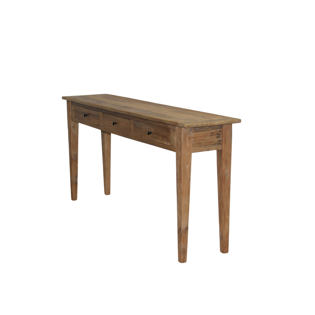 Flinders 3 Drawer Console | Rustic_Asian Tide_Wholesale Furniture Supplier