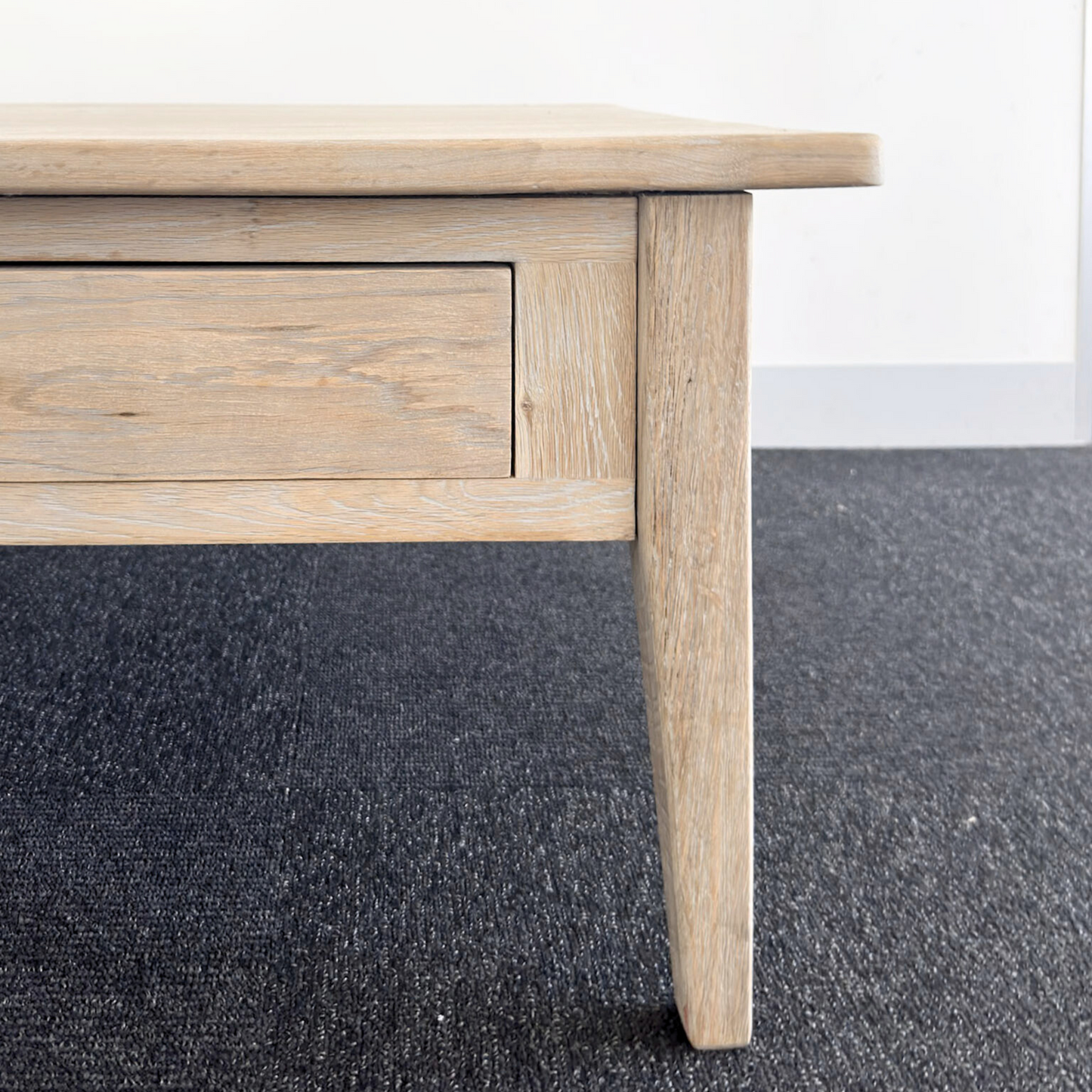 2 Drawer Coffee Table Flinders | Greywash