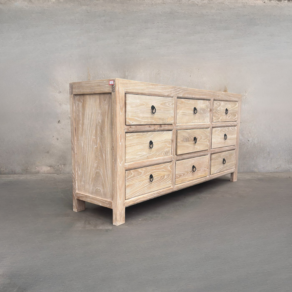 9 Drawer Chest | Ceruse