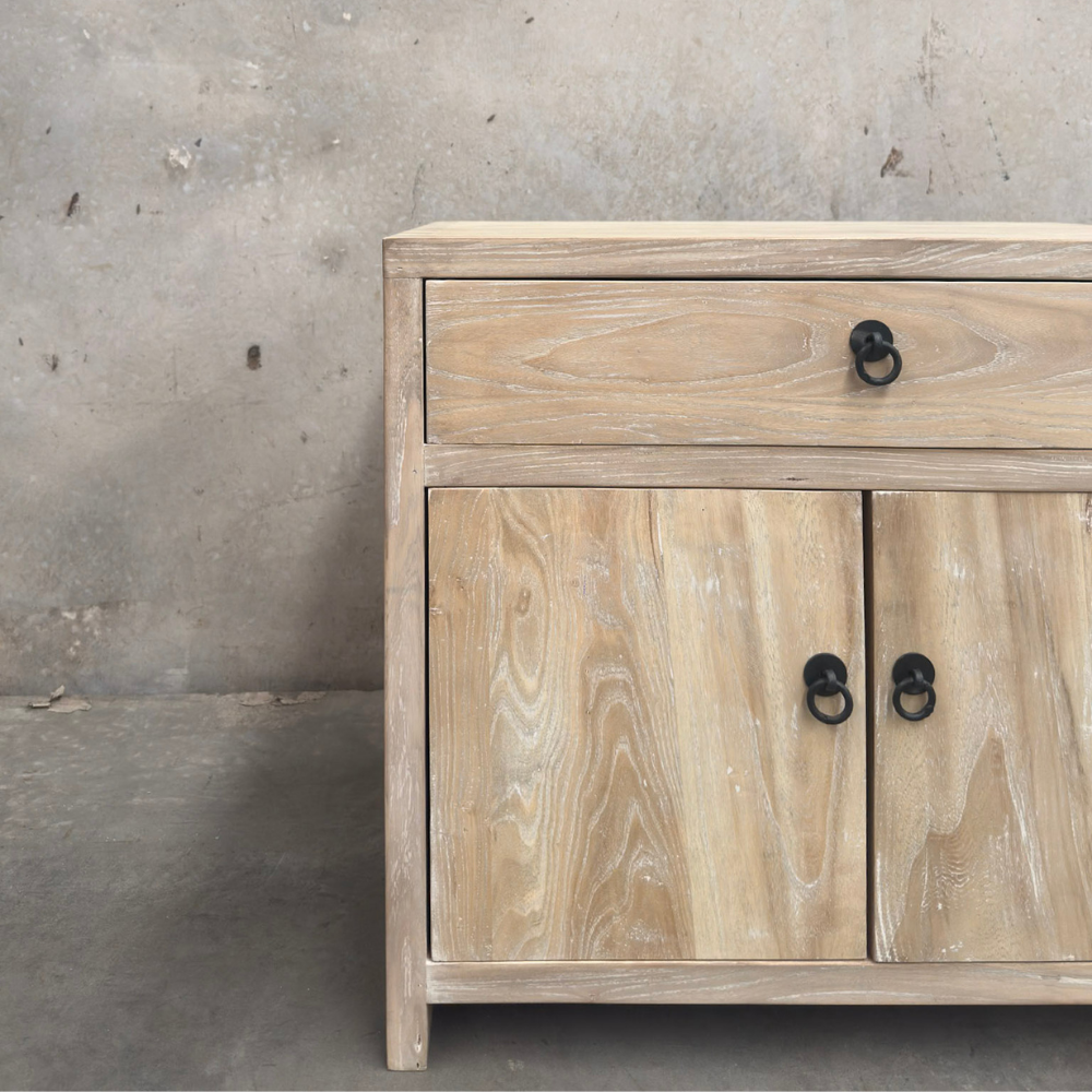 1 Drawer 2 Door Cabinet | Ceruse