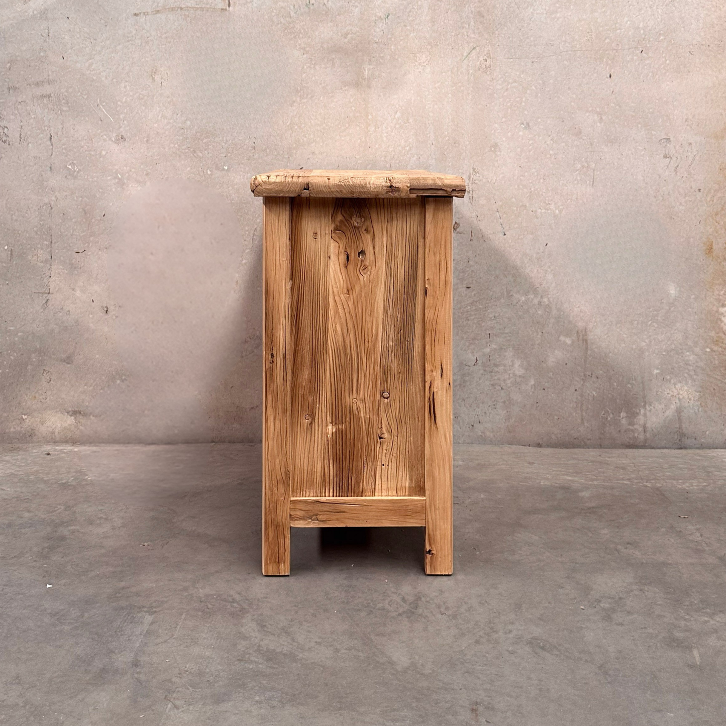 2 Pocket Low Shelf Overhang | Rustic