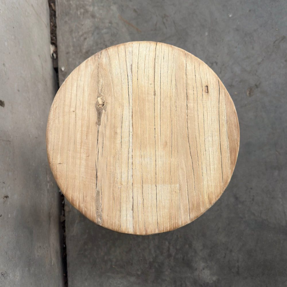 Round Bar Stool | Reclaimed