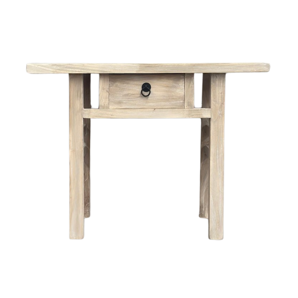 Open Frame Console 1 Drawer | Ceruse