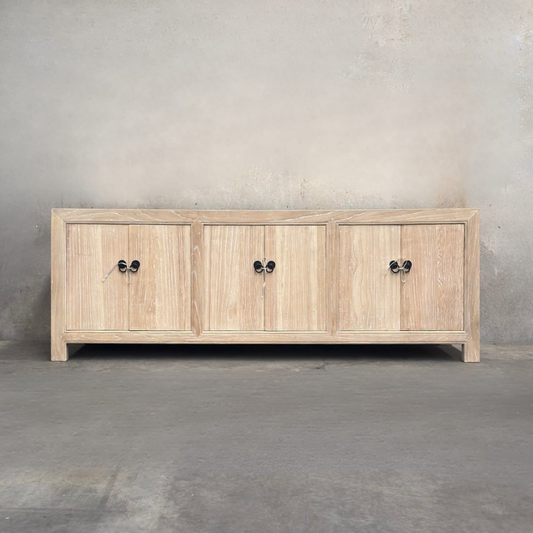 6 Door Low Cabinet | Ceruse