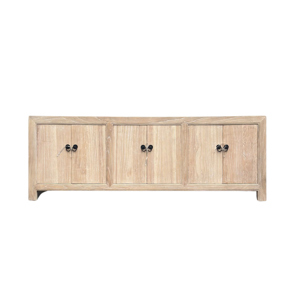 6 Door Low Cabinet | Ceruse