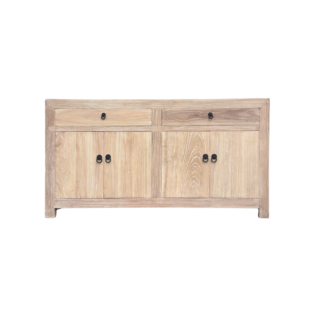 2 Drawer 4 Door Cabinet | Ceruse