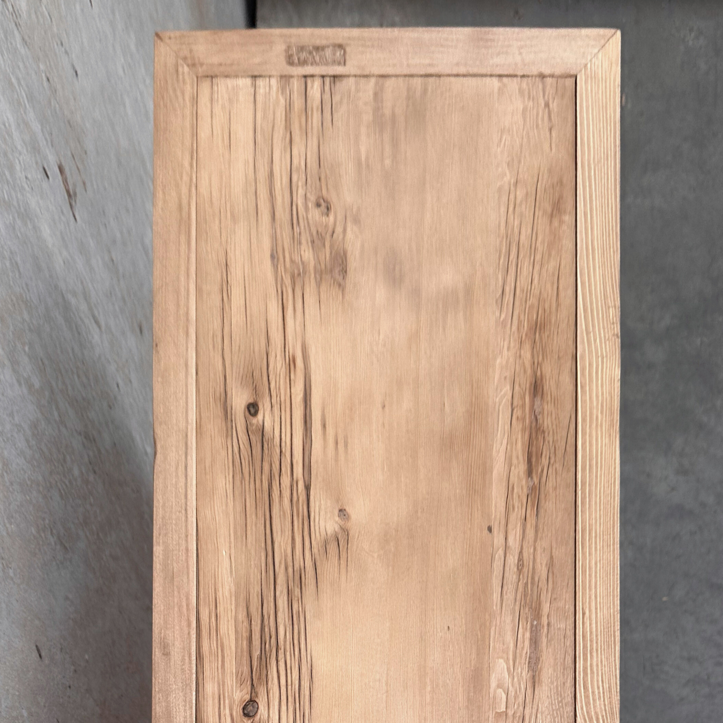 2 Drawer Console with Shelf | Rustic