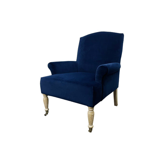 Otto Chair | Velvet Blue_Asian Tide_Wholesale Furniture Supplier