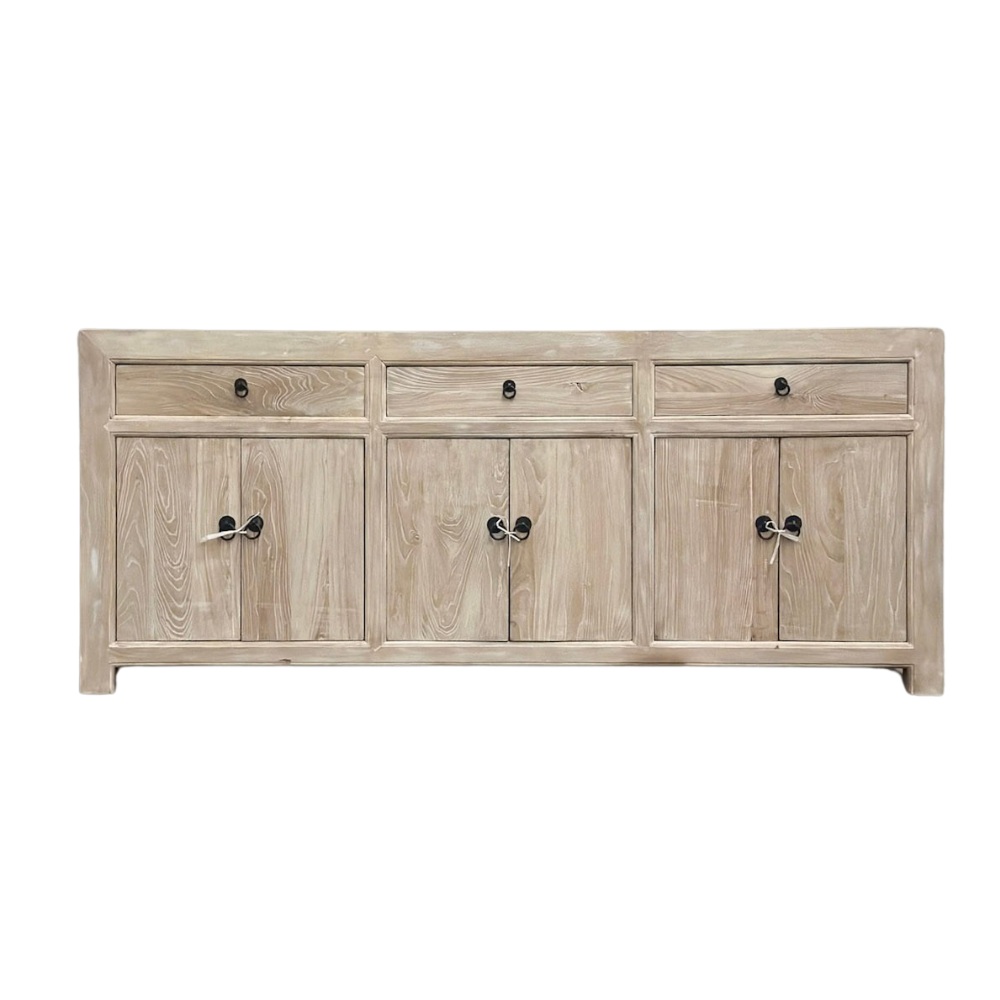 3 Drawer 6 Door Buffet | Ceruse