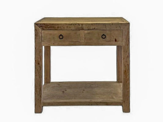 2 Drawer Console Square | Reclaimed