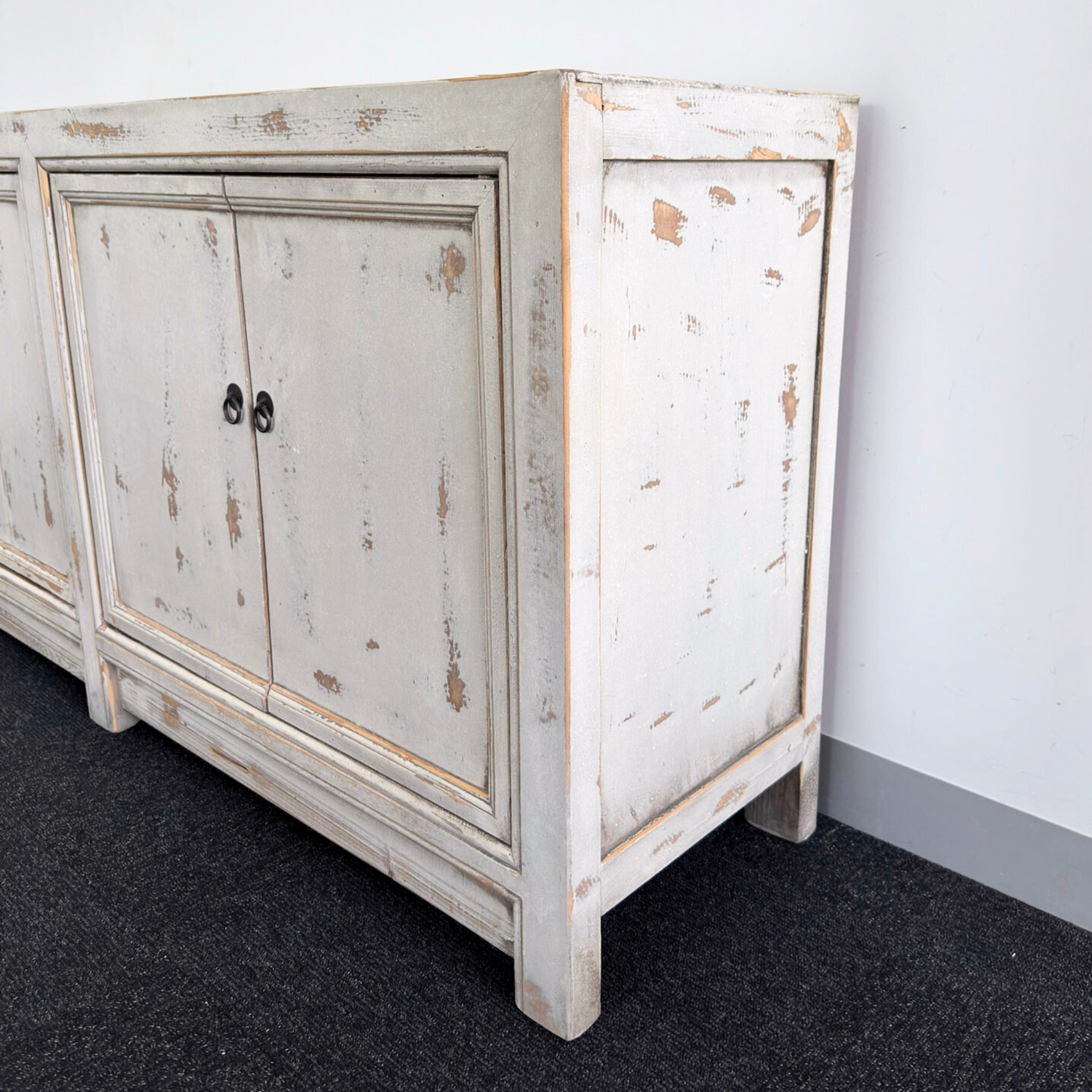 H14 White Washed Buffet | Painted