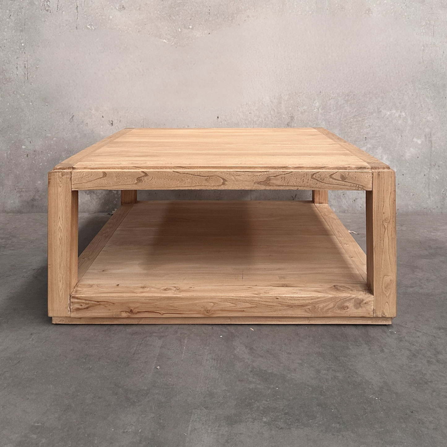 Square Open Coffee Table (90) | Natural