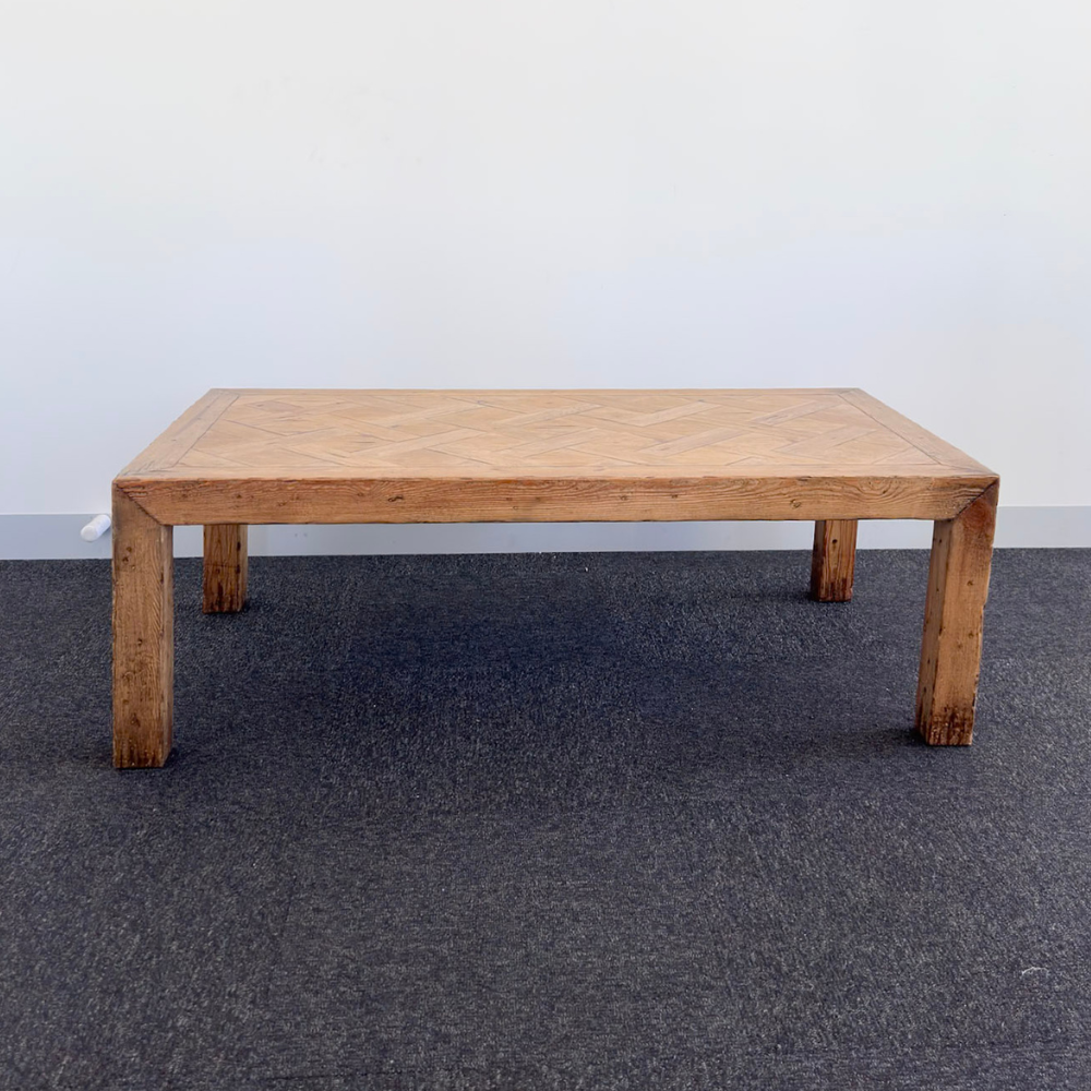 Parquetry Rectangular Coffee Table
