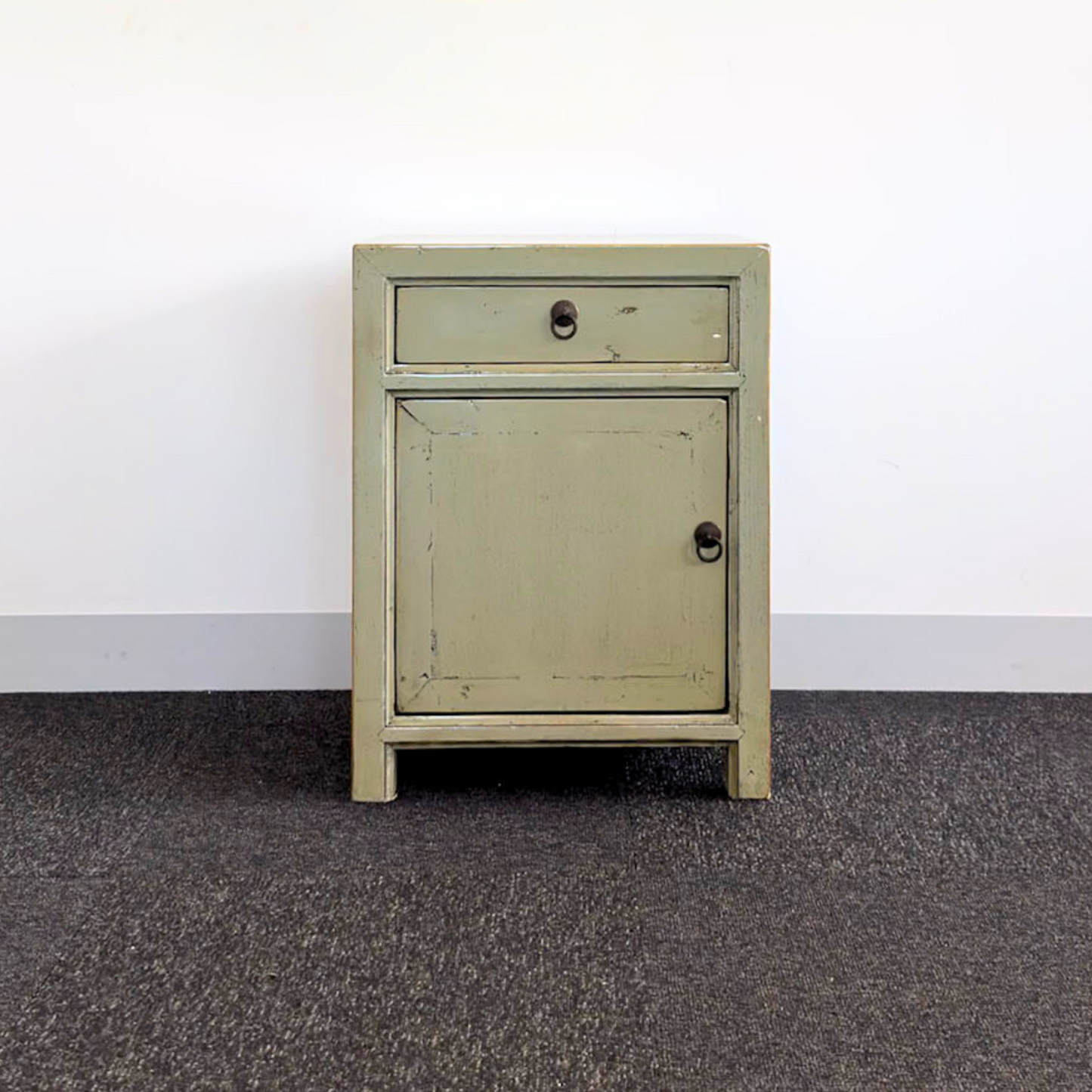 Sage Bedside | Lacquered