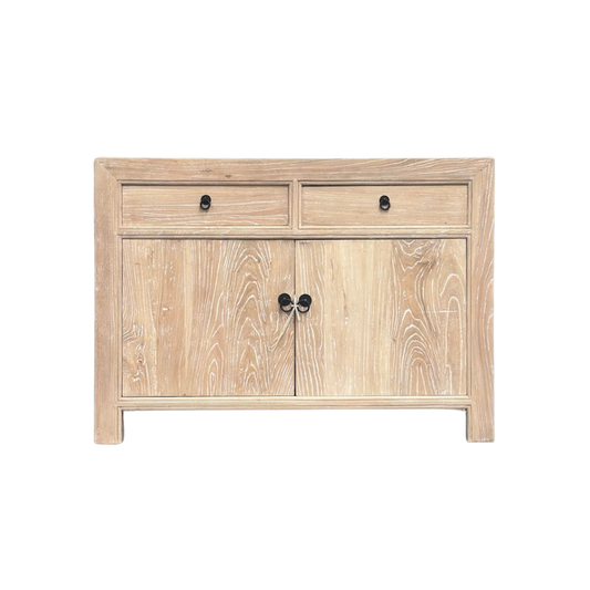 2 Drawer 2 Door Cabinet | Ceruse
