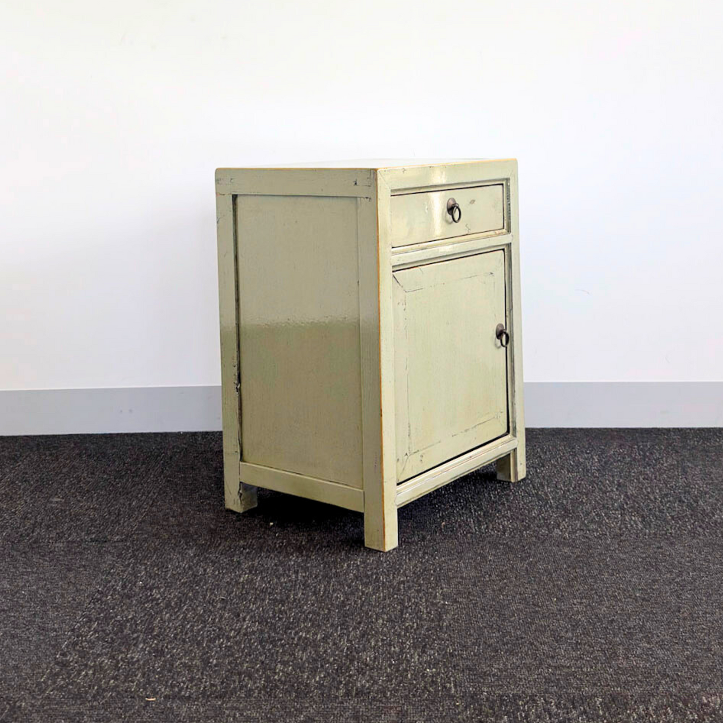 Sage Bedside | Lacquered