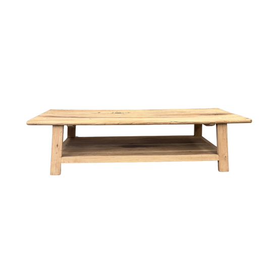 Standard Coffee Table with Shelf (180) | Rustic