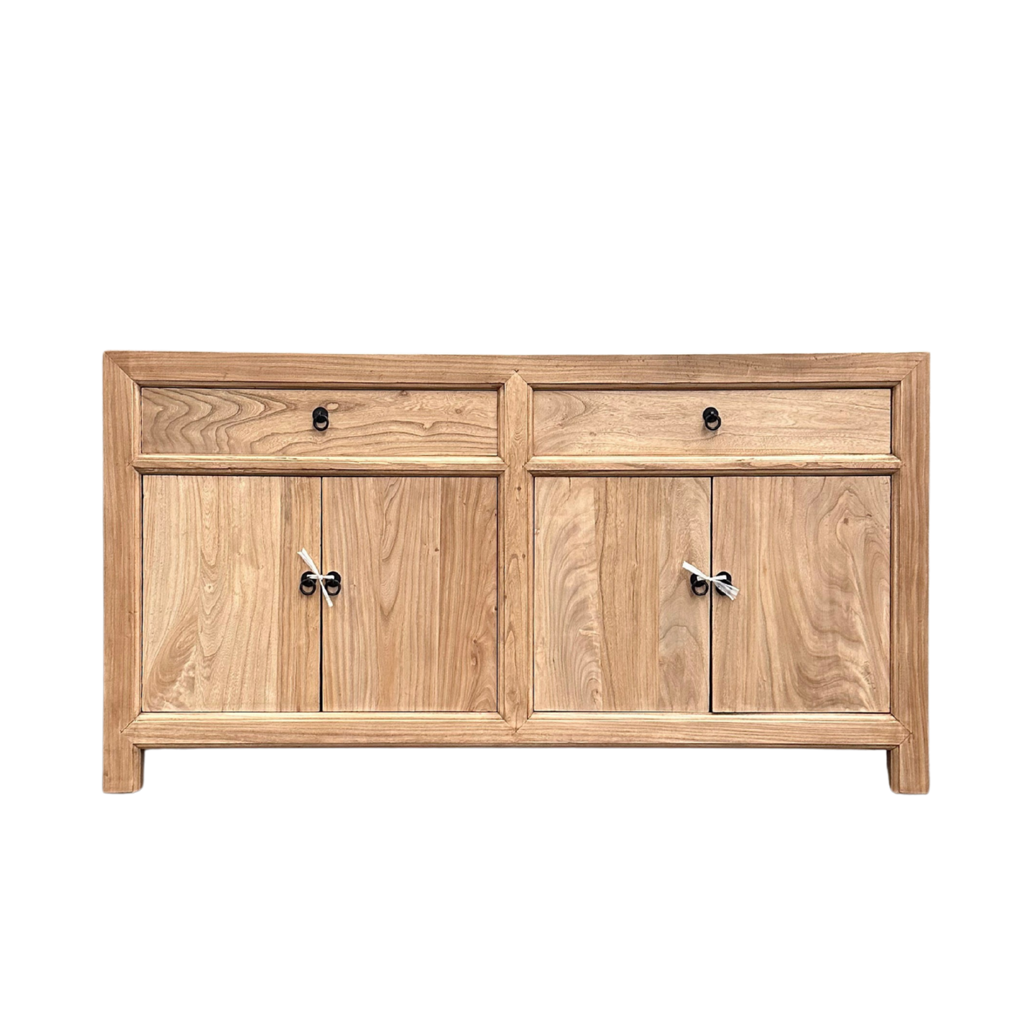 2 Drawer 4 Door Cabinet | Natural