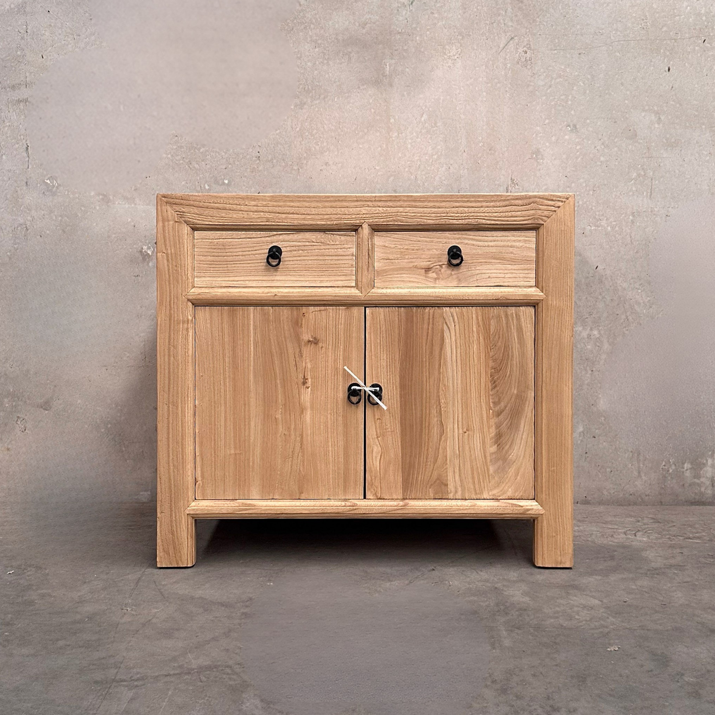 2 Drawer 2 Door Cabinet (90) | Natural