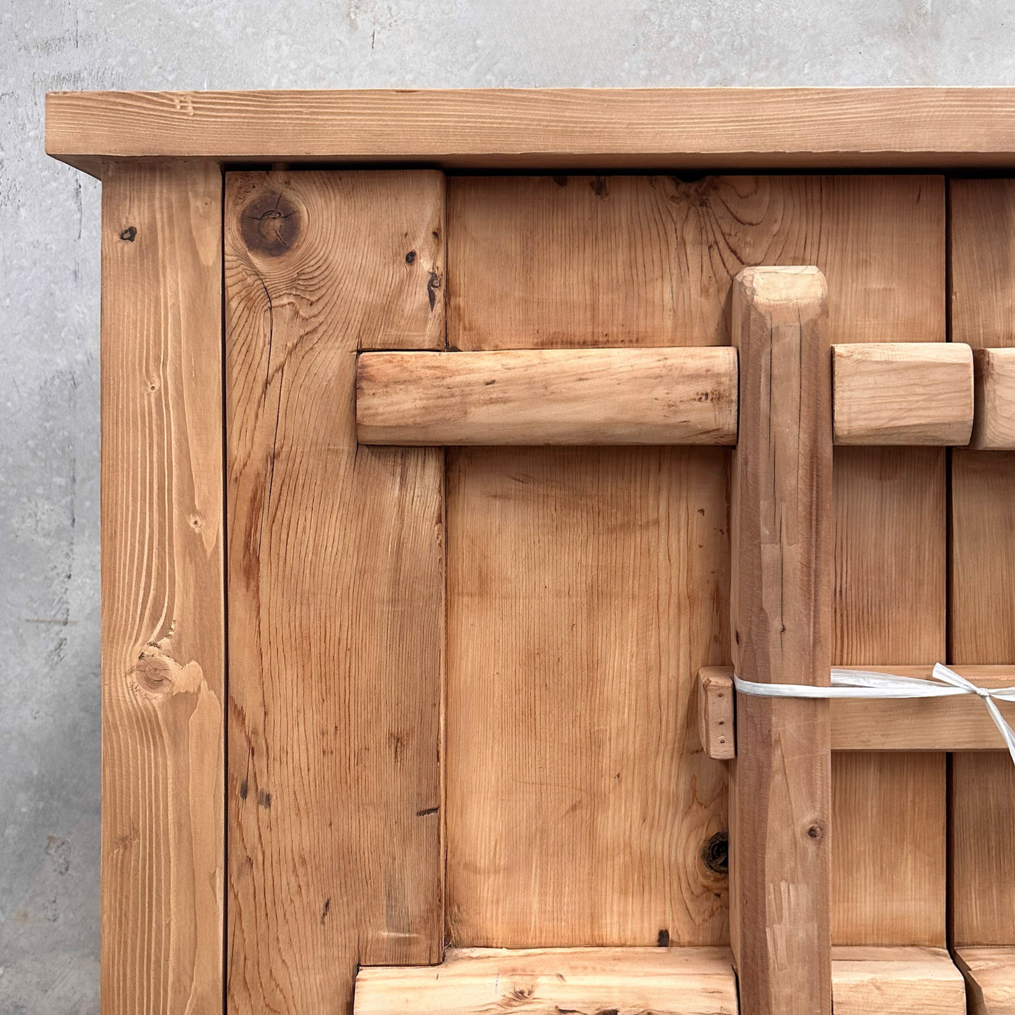 2 Door Latch Bar Cabinet | Rustic