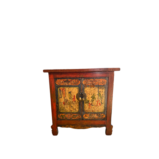 Original Tibetan Painted Cabinet_Asian Tide_Wholesale Furniture Supplier