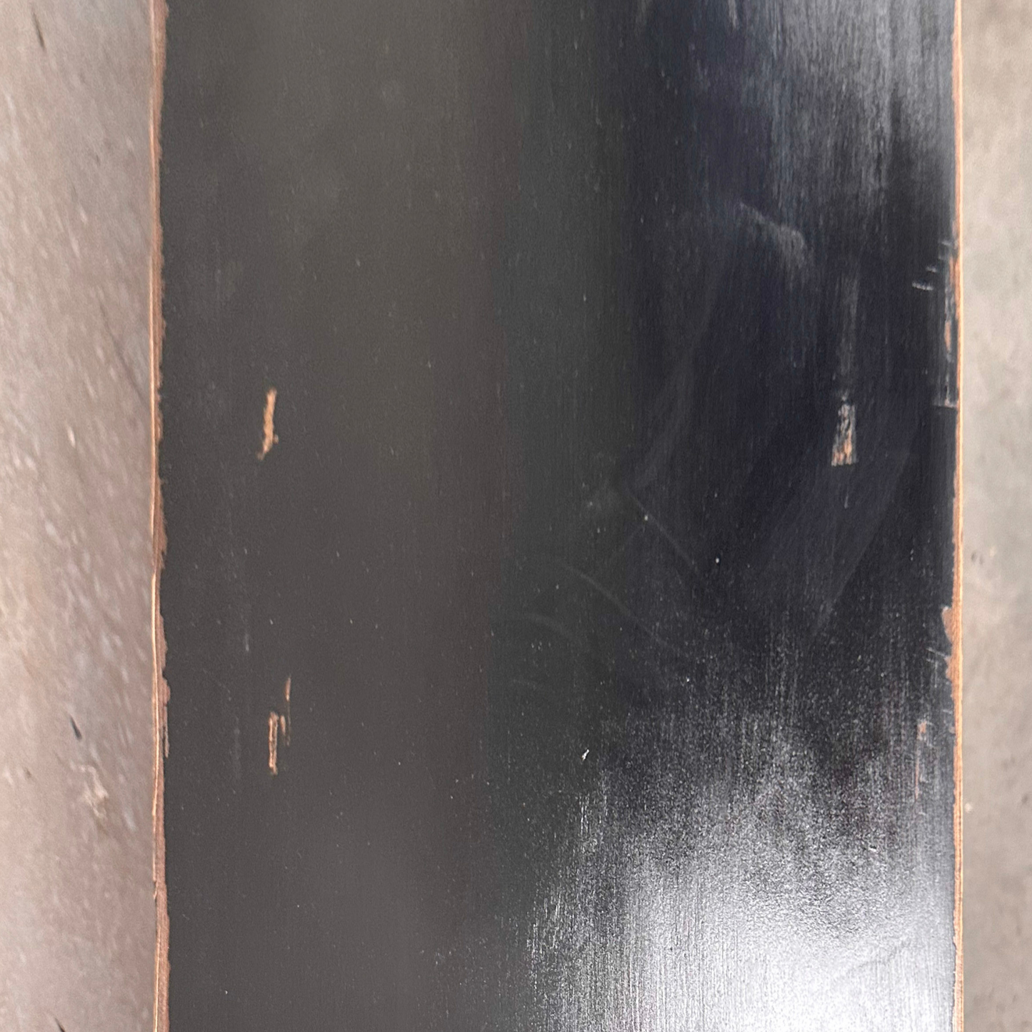 4 Door Cabinet | Distressed Black