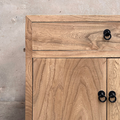 1 Drawer 2 Door (70) Bedside | Natural