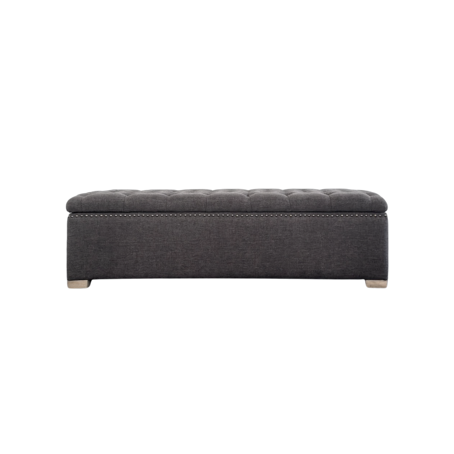Sussex Ottoman with Storage | Charcoal