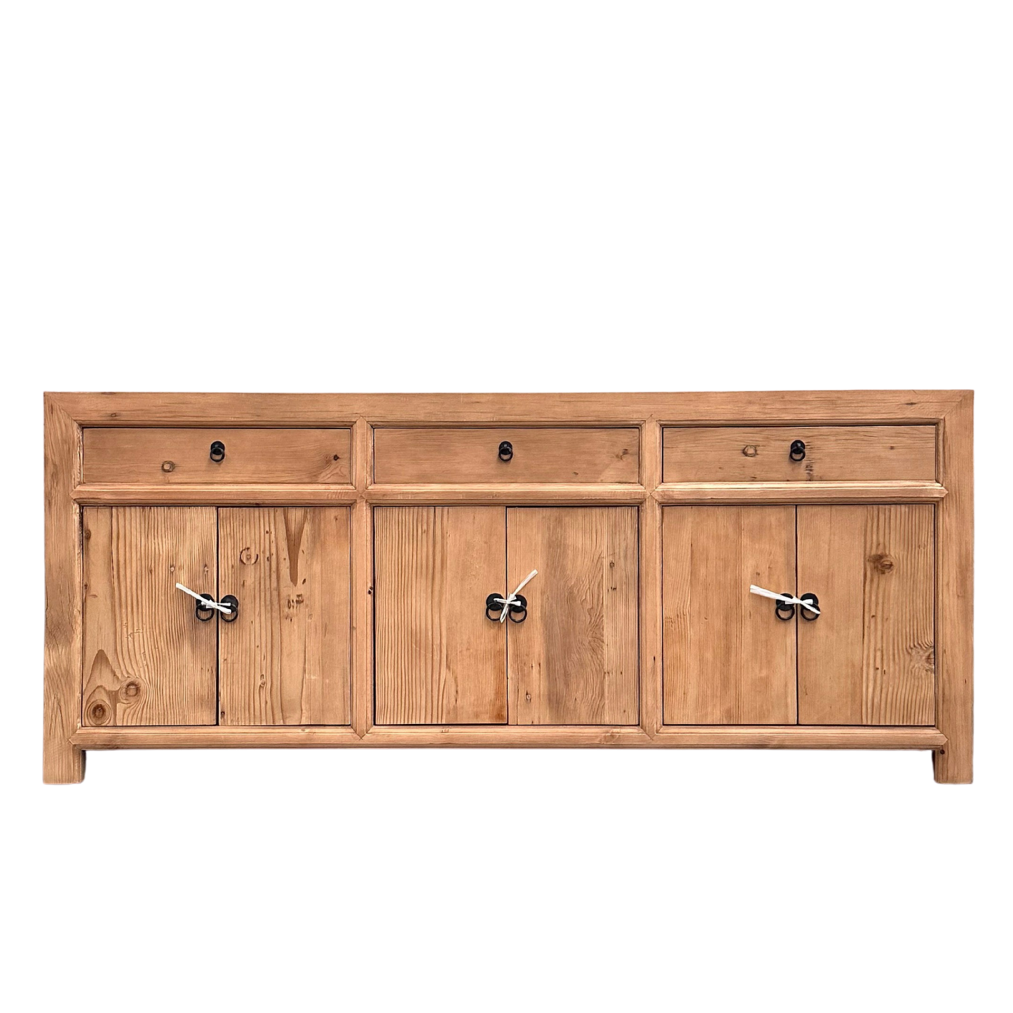 3 Drawer 6 Door Cabinet | Rustic