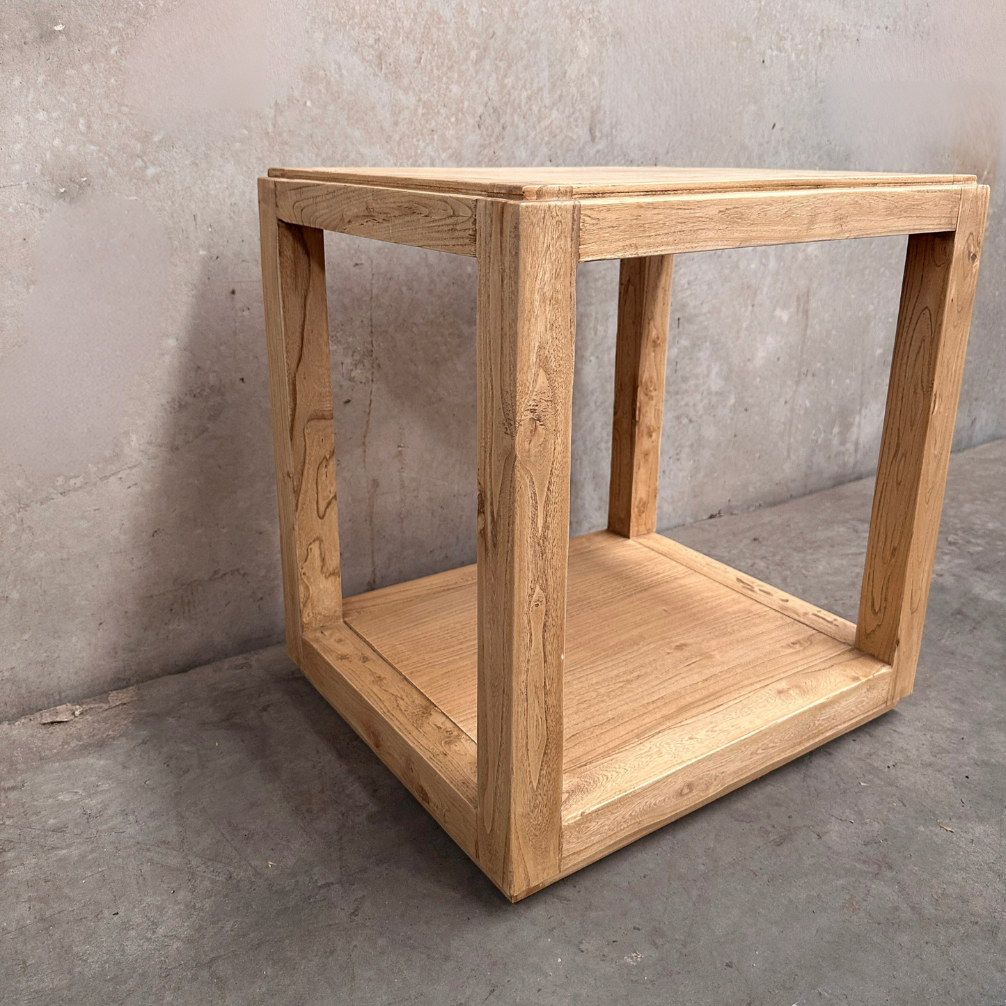 Open Side Table| Natural
