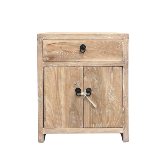1 Drawer 2 Door (50) | Ceruse | Bedside