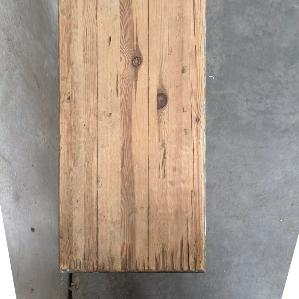 White Painted French Console