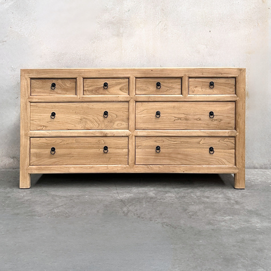 8 Drawer Chest Cabinet | Natural