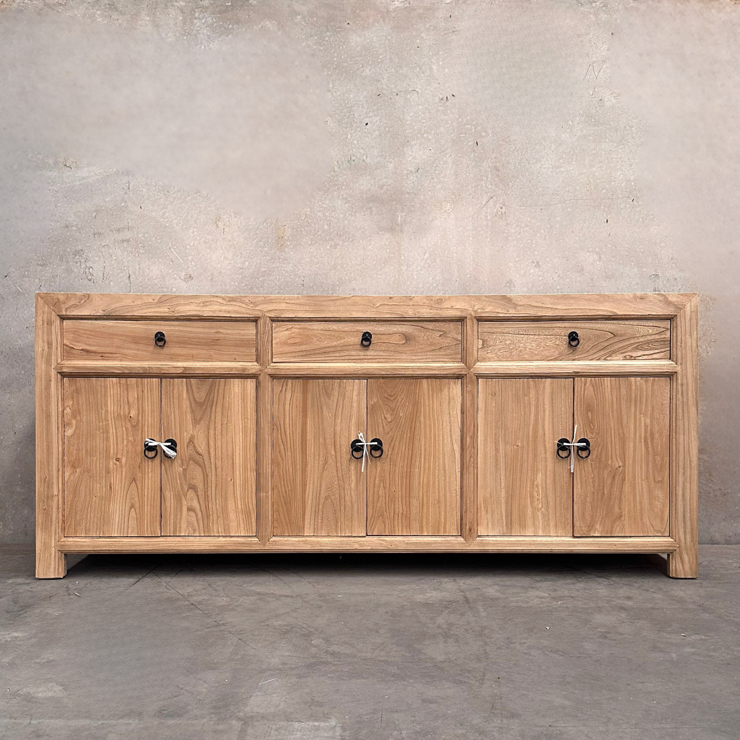 3 Drawer 6 Door Cabinet | Natural