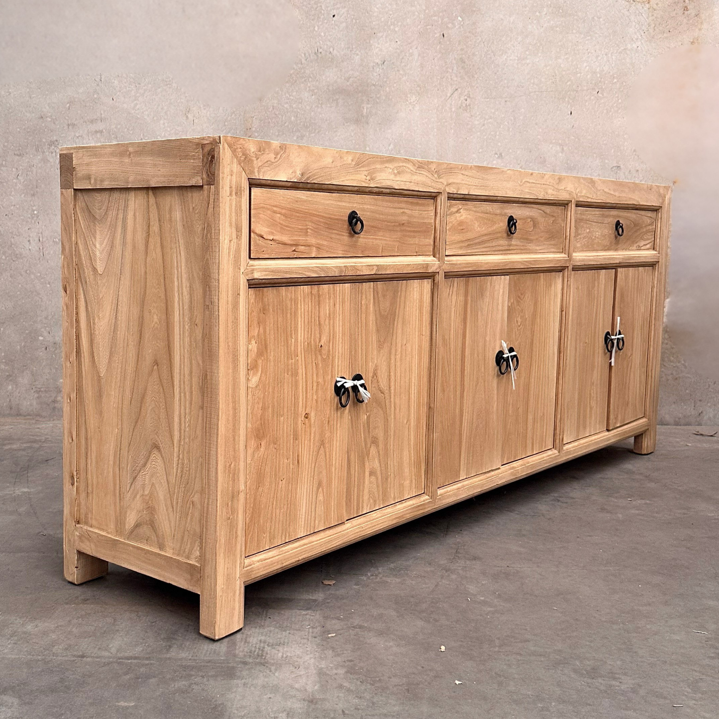 3 Drawer 6 Door Cabinet | Natural