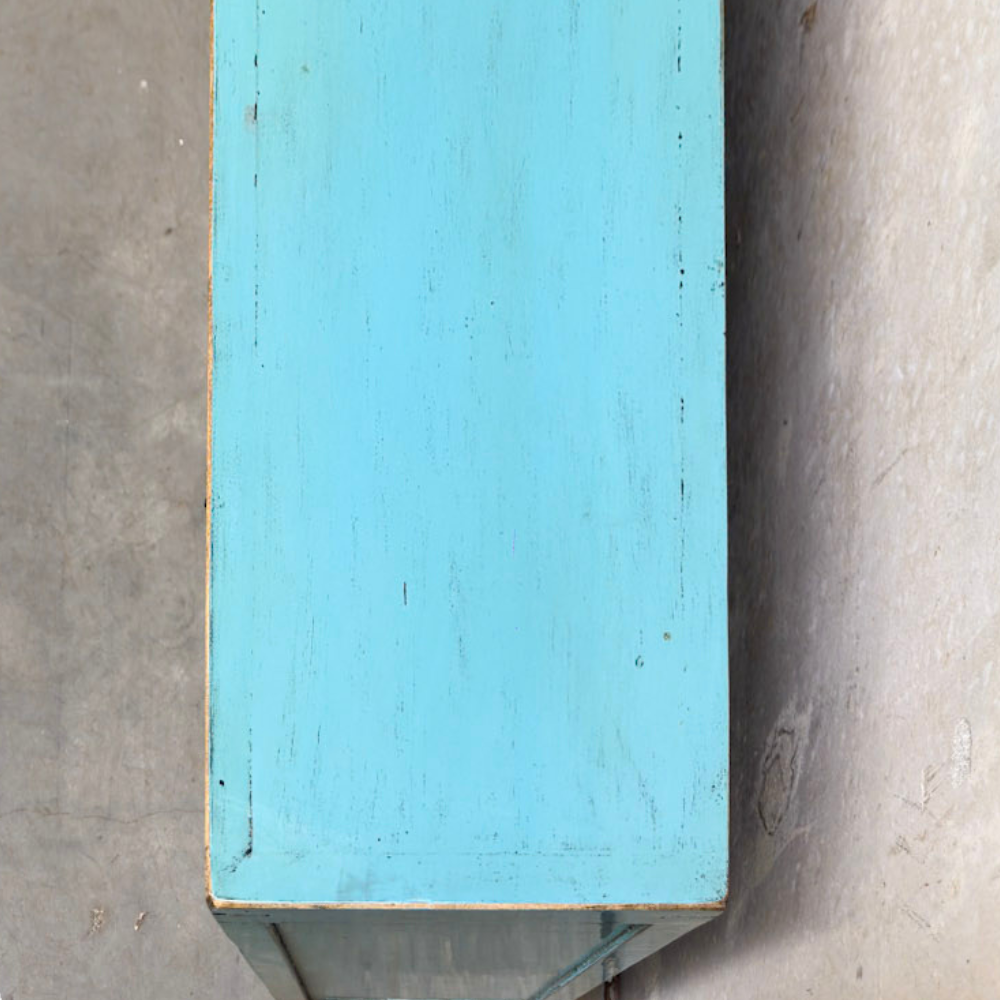 3 Drawer 4 Door Teal Buffet | Lacquered