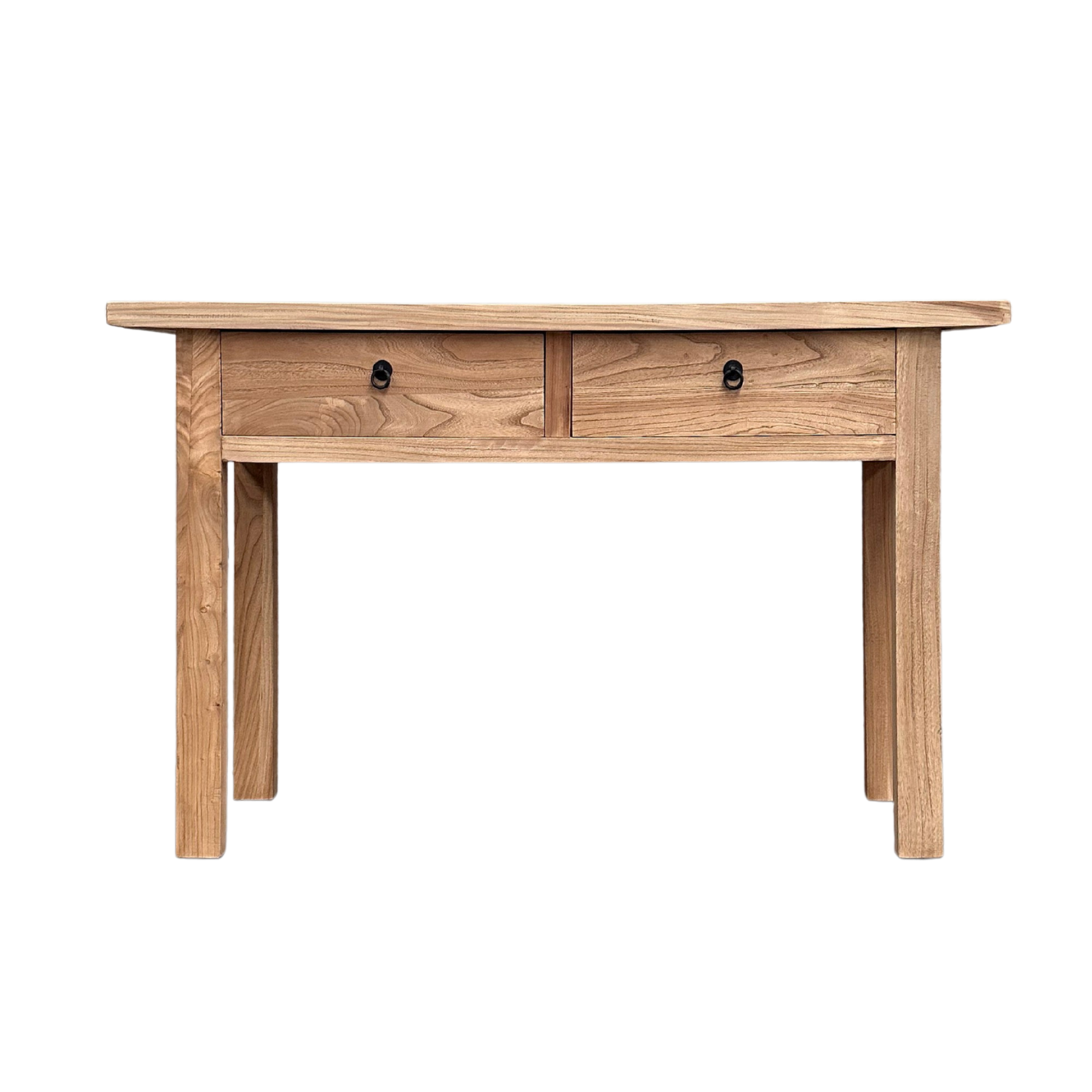2 Drawer Console Overhang | Natural
