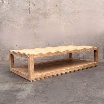 Open Rectangle Coffee Table | Natural