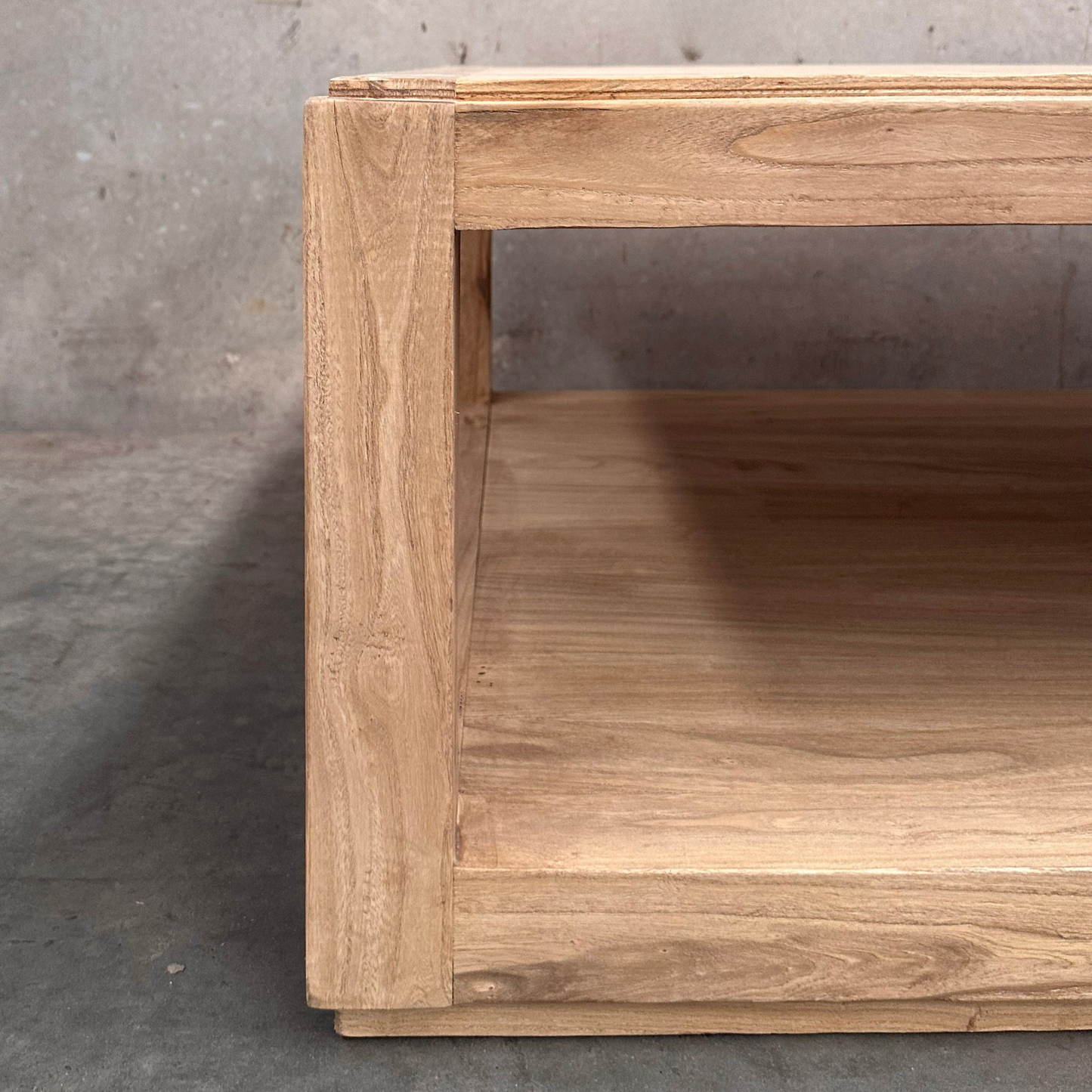 Open Rectangle Coffee Table | Natural